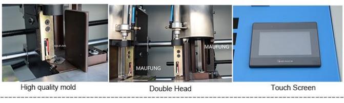 MF-DCM470 Çift Başlı Kağıt Yuvarlak Köşe Kesme Makinesi 1