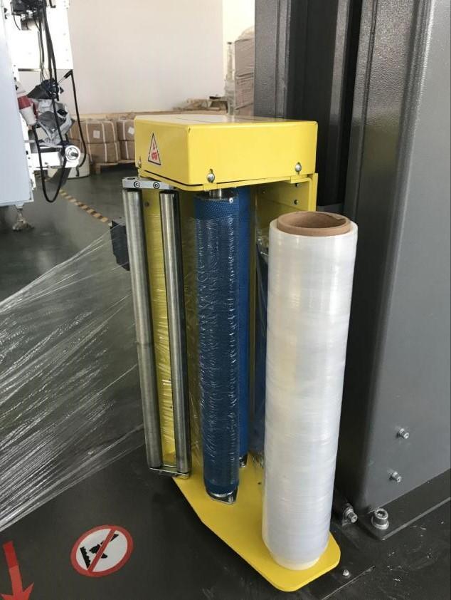 BL1650P Gıda İçecekler Tekstil Emtia Kimyasal Giysi için Elektrikli Otomatik Palet Stretch Film Sarma Makinesi 9