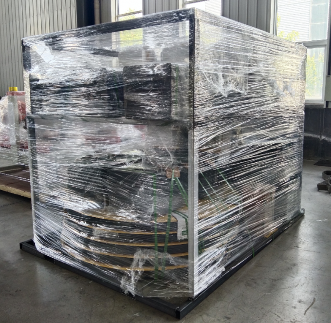 BL1650P Gıda İçecekler Tekstil Emtia Kimyasal Giysi için Elektrikli Otomatik Palet Stretch Film Sarma Makinesi 18