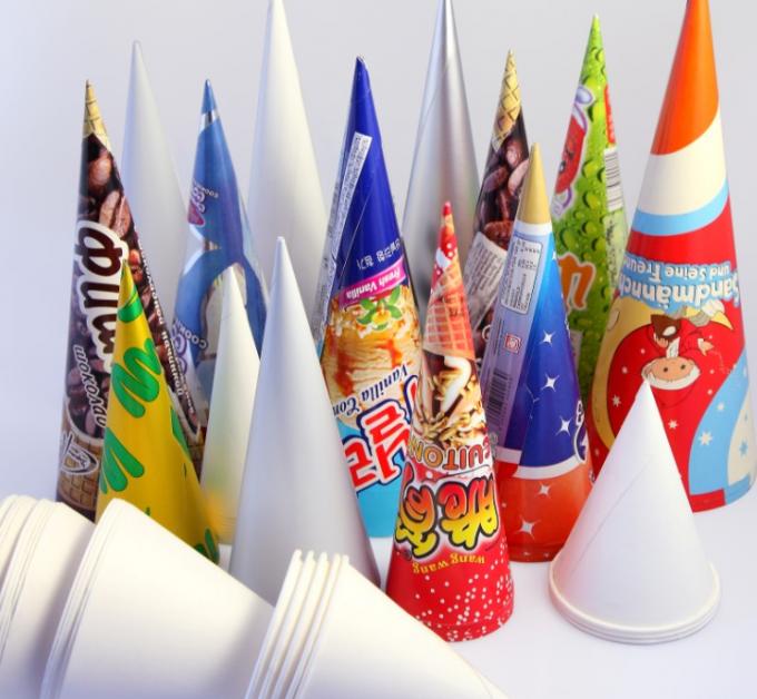 PRY-220/300 Yüksek Hızlı Dondurma Konusu Tipi Kağıt Kupa Yakası Yapma Makinesi 2