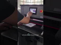 H498T Dokunmatik Ekranlı Hidrolik Kağıt Kesme Makinesi