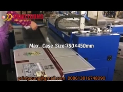 BSJ-450 Yarım Otomatik Defterler Günlük sert kapaklı boş kağıtlar Düz kapaklı kağıtlar Kasa yapım makinesi