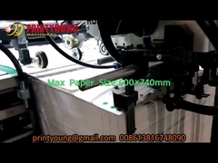 SGZ-UV740X-A Otomatik Nokta UV Roller Yağla Boyanma Makinesi
