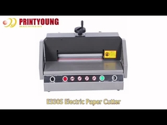 E330S Küçük Boyutlu Çift Kılavuzlu Elektrikli Masaüstü Kağıt Kesme Makinesi