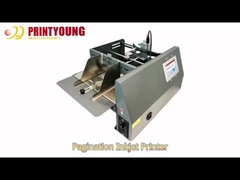 PRINTYOUNG Taşınabilir Sayfalama Otomatik Mini Sürekli Mürekkep Atışı Baskı Makinesi