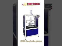 NZ4820 Servo D-şekilli Yuvarlak Kutu Ağzı İçeri Katlama Makinesi