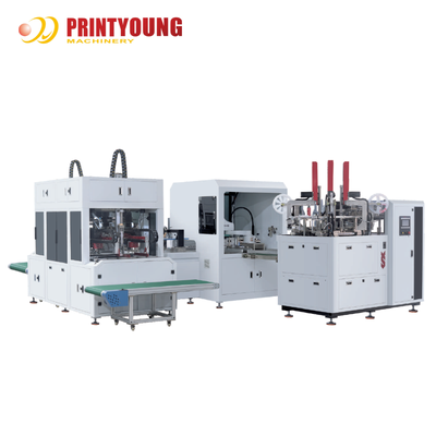 PRY-CS620B Karton/Kağıt için Otomatik Yüksek Hızlı Sert Kutu Yapım Makinesi 380V 48 Pcs/Min 1 Yıllık Garanti